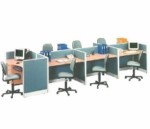 Partisi Kantor Uno Exclusive 7 Staff Configuration